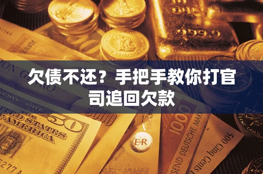 武汉欠债不还？手把手教你打官司追回欠款