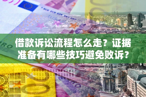 武汉借款诉讼流程怎么走？证据准备有哪些技巧避免败诉？