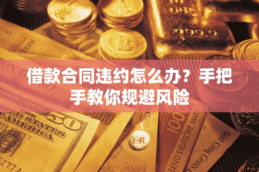 武汉借款合同违约怎么办？手把手教你规避风险