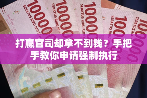 武汉打赢官司却拿不到钱？手把手教你申请强制执行