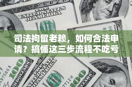 武汉司法拘留老赖，如何合法申请？搞懂这三步流程不吃亏！