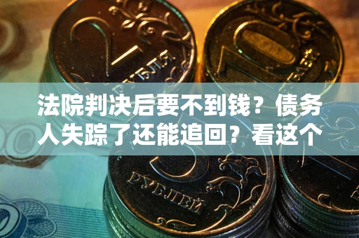 武汉法院判决后要不到钱？债务人失踪了还能追回？看这个方法！