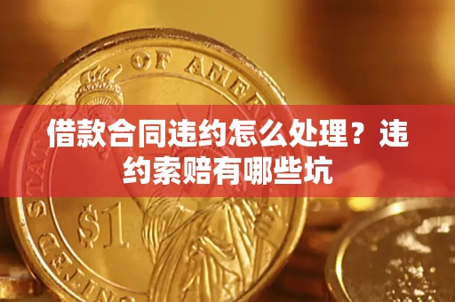 武汉借款合同违约怎么处理？违约索赔有哪些坑