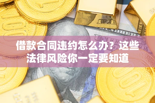 武汉借款合同违约怎么办？这些法律风险你一定要知道