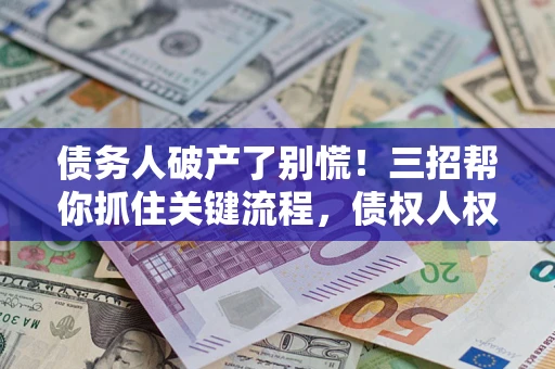 武汉债务人破产了别慌！三招帮你抓住关键流程，债权人权益不再缩水