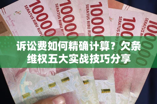 武汉诉讼费如何精确计算？欠条维权五大实战技巧分享